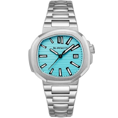 NO IDENTITY 鷹鵡螺-冰淇淋藍 機械錶 男錶 女錶 手錶-PP40SS001BU1