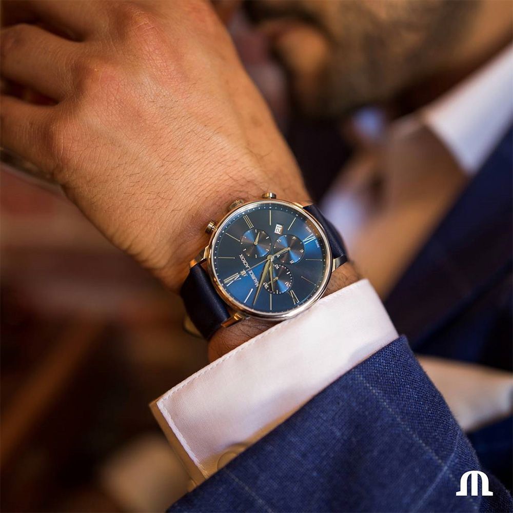 Maurice Lacroix 艾美  錶 ELIROS 經典計時手錶-40mm EL1098-SS001-420-4