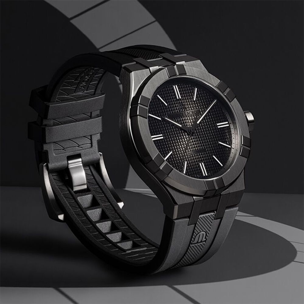 Maurice Lacroix 艾美  錶 AIKON PVD 限量200米機械錶-鐵灰/42mm