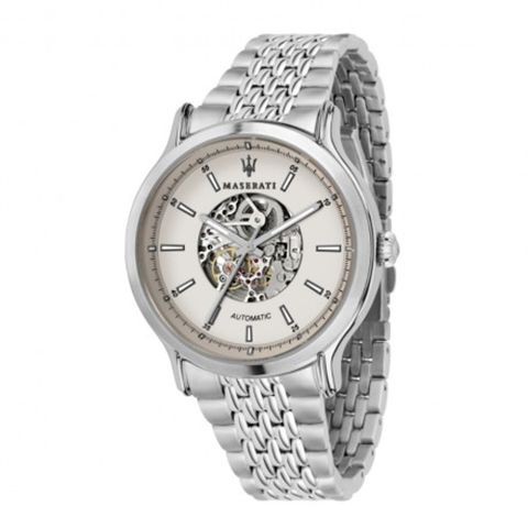 MASERATI 瑪莎拉蒂 LEGEND 經典機械錶帶腕錶42mm(R8823138001)