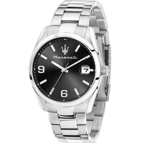 【MASERATI TIME】瑪莎拉蒂簡約大三針時尚男錶(R8853151007)