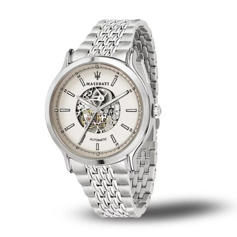 MASERATI 瑪莎拉蒂 LEGEND 經典機械錶帶腕錶42mm(R8823138001)