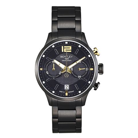 【Bentley 賓利】SKYLINE系列 都會時尚計時手錶( 黑 BL1812-10MBTI)