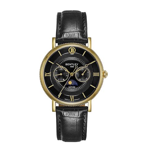 【Bentley 賓利】MASTERMIND系列 創造非凡月相手錶( 黑 BL1865-30MKBB)