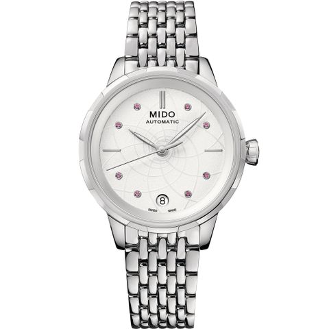 MIDO 美度官方授權經銷商 Rainflower花雨系列雅緻女錶(M0432071101100)