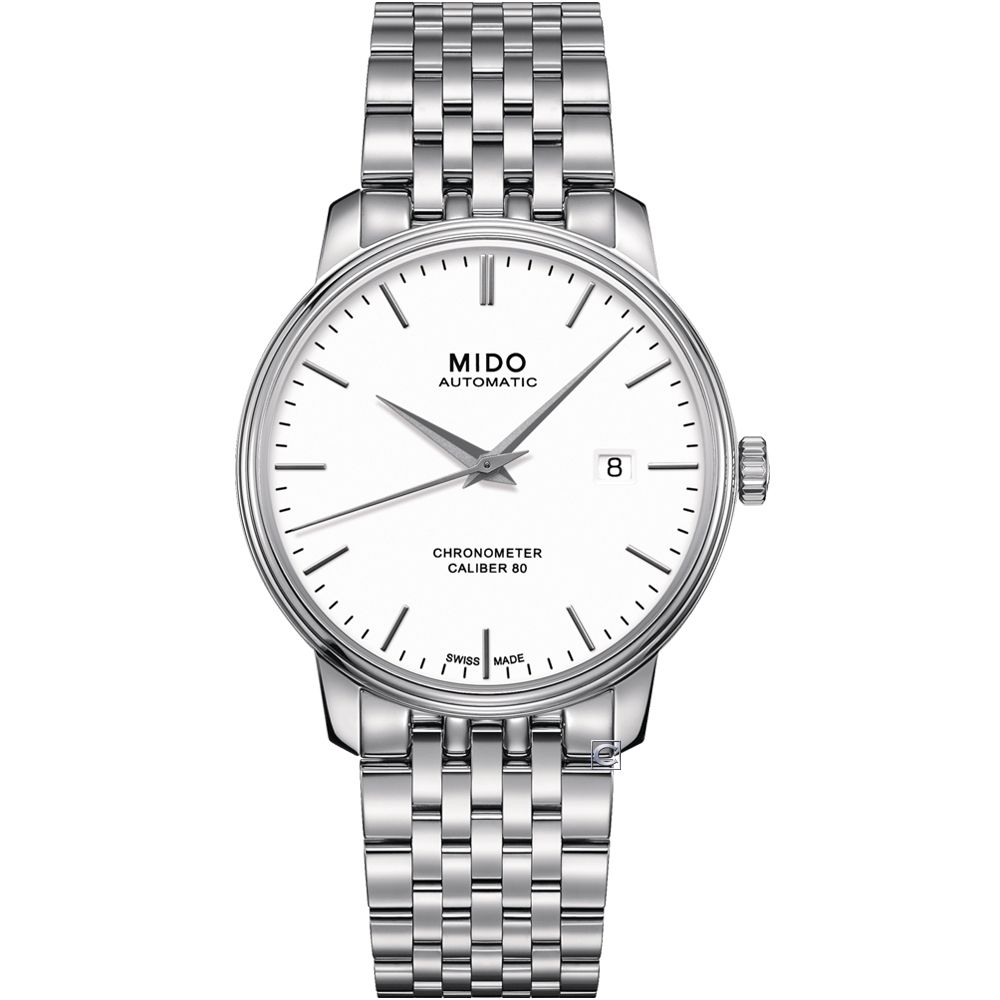 MIDO 美度 Baroncelli III 永恆系列復刻紳士機械錶 男錶 手錶(M0274081101100)40mm