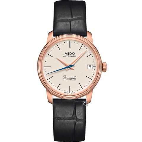 MIDO 美度錶 官方授權經銷商 BARONCELLI 永恆系列 簡約時尚機械女錶-M0272073626000/33mm