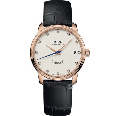 MIDO 美度 官方授權經銷商 Baroncelli 永恆系列復刻機械女錶M0272073626600