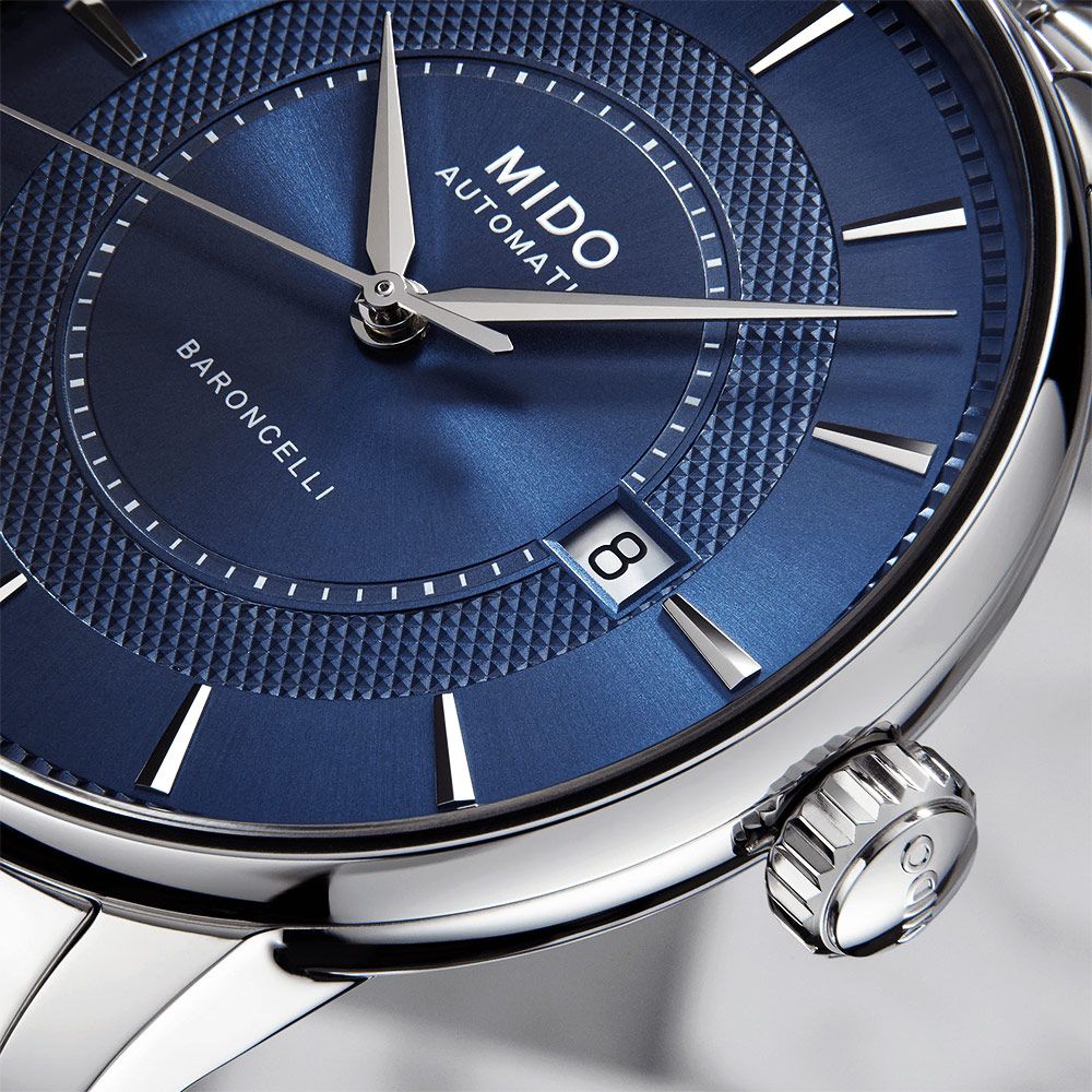 MIDO 美度 Baroncelli 永恆系列 午夜藍 機械錶 M0374071104101