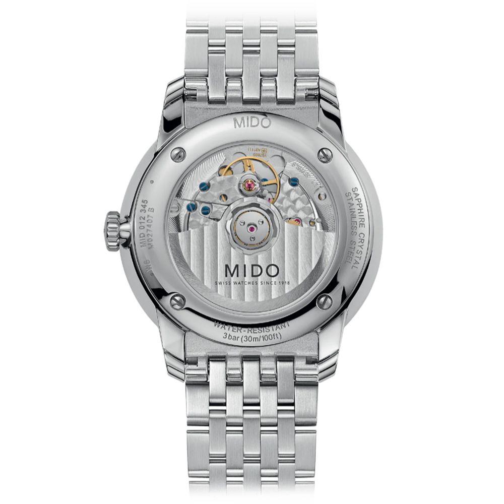 MIDO 美度 BARONCELLI 永恆系列 微笑月相機械腕錶 雙11 特惠 39mm / M0274071104000