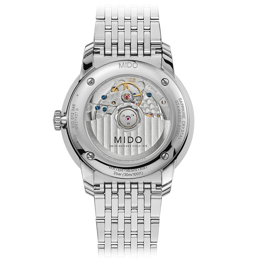 MIDO 美度 BARONCELLI 永恆系列 超薄復刻機械腕錶 交換禮物 聖誕節 39mm / M0274071109100