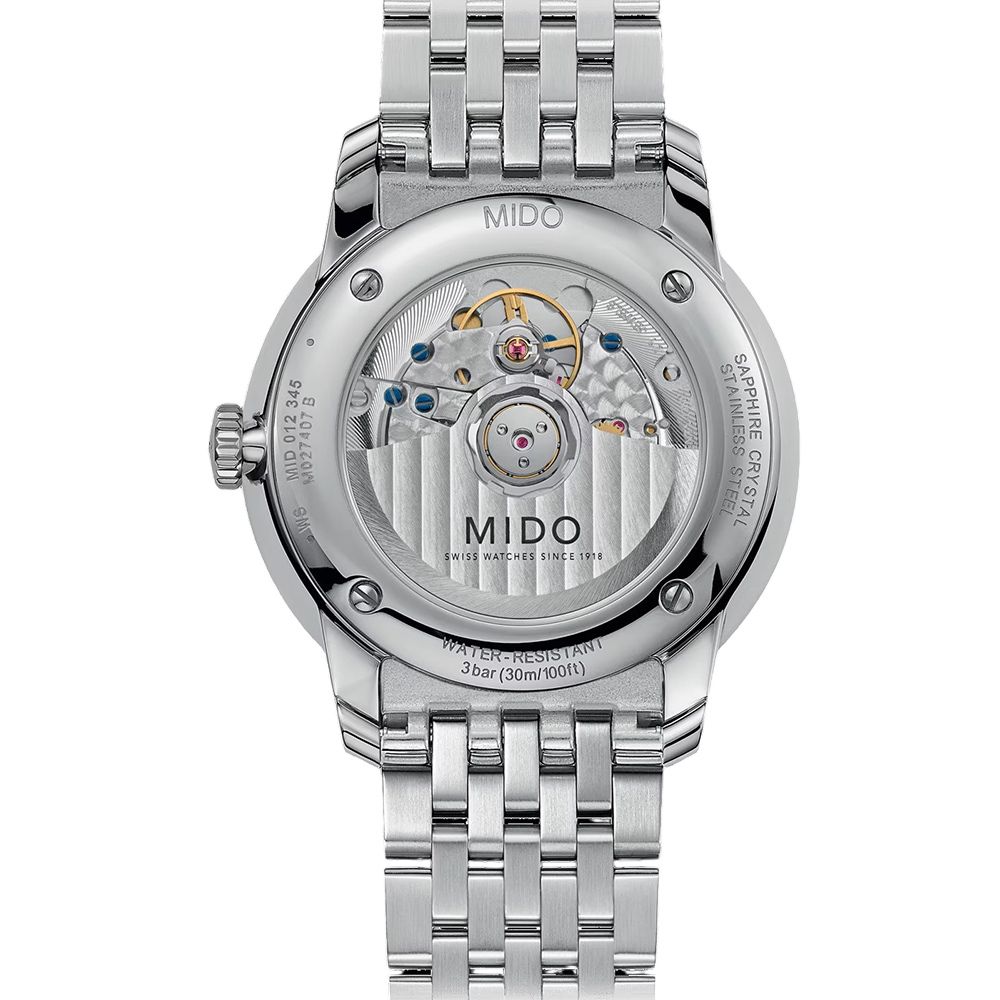 MIDO 美度 Baroncelli 微笑月相 機械錶-M0274071104000