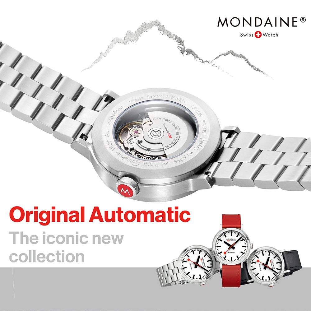 SwitzerlandWater   JEWELS MM TWENTY CrystalSapphireOriginal AutomaticThe iconic newcollectionMONDAINE Swiss Watch