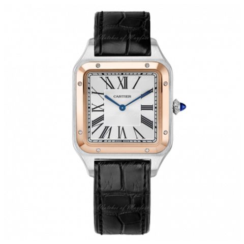 W2SA0017 CARTIER SANTOS-DUMONT腕錶 超大型款 玫瑰金 卡地亞