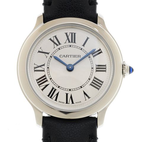 CARTIER 卡地亞 RONDE MUST石英皮帶小型款(WSRN0030)x29mm
