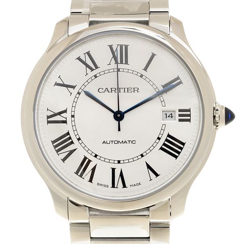CARTIER 卡地亞 RONDE MUST 自動上鍊大型鍊帶款(WSRN0035)x40mm