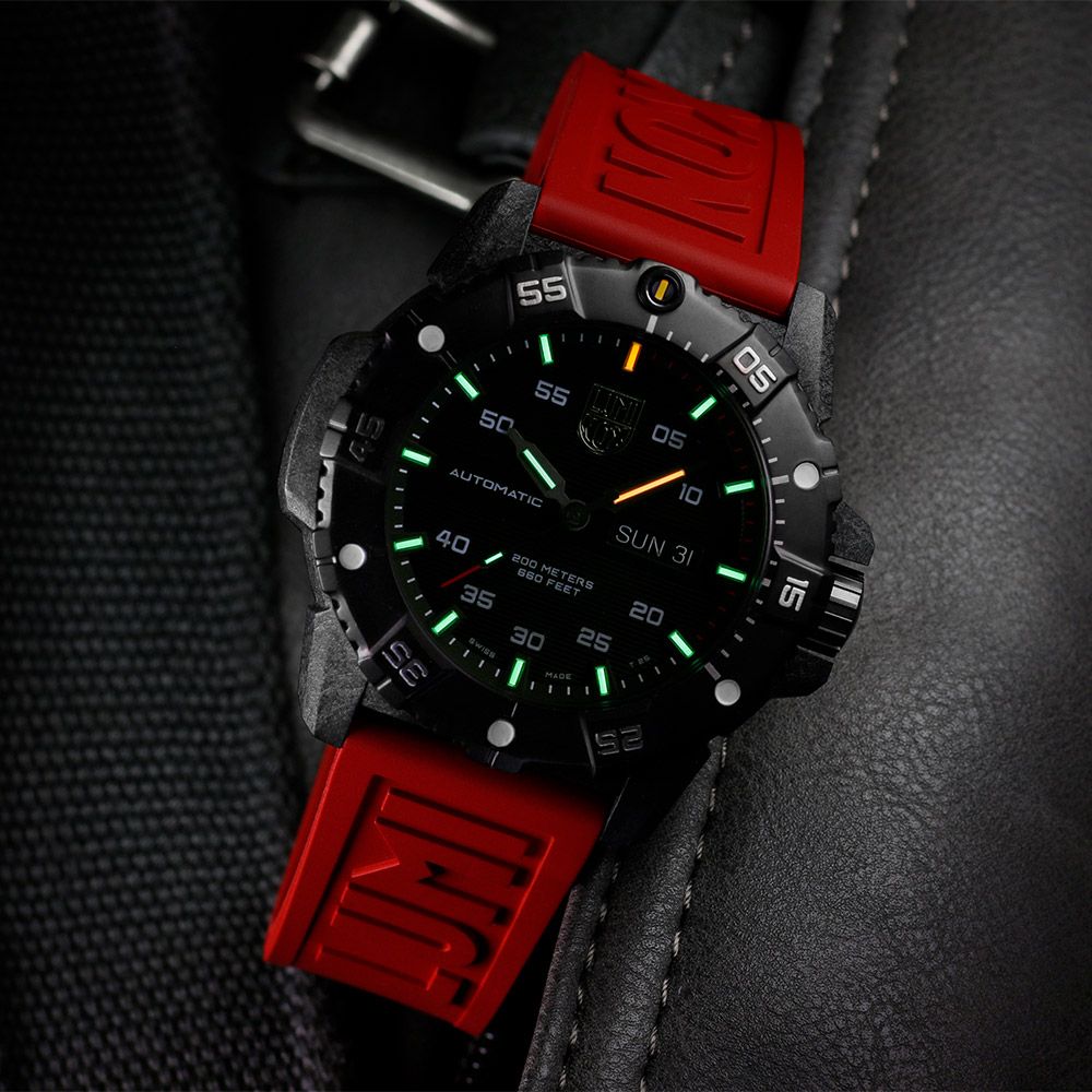 LUMINOX 雷明時 Master Carbon SEA 碳纖維超級海豹自動機械錶/45mm (3875)