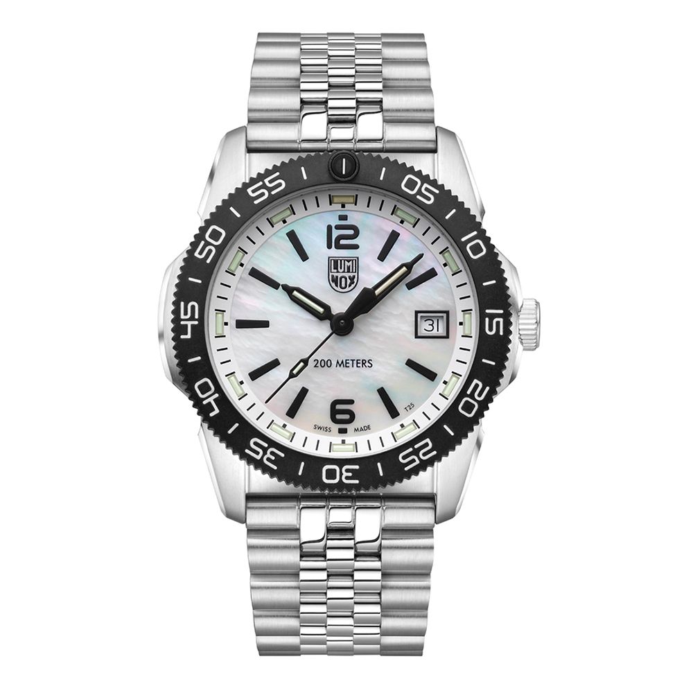 LUMINOX 雷明時 Pacific Diver Ripple太平洋潛行者女士運動腕錶  鋼鍊 / (3126M)