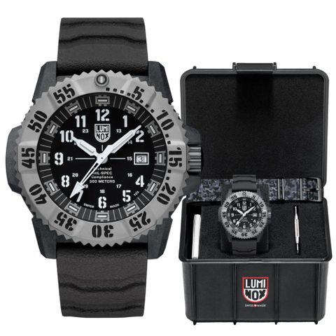 LUMINOX 雷明時 MIL-SPEC 美國軍規腕錶 雙錶帶禮盒組(3351SET)