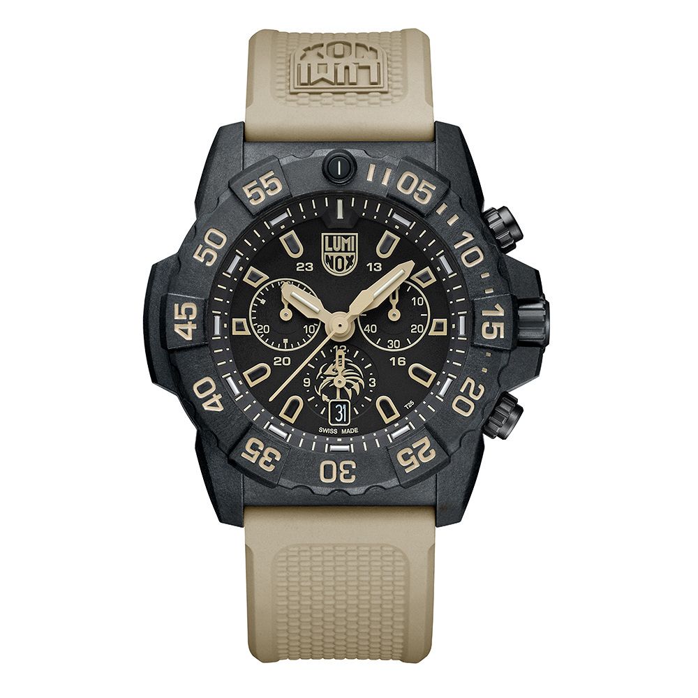 LUMINOX 雷明時 海豹突擊隊雙錶帶紀念錶 Navy SEAL Chrono - 沙色 (3590NSF.SET)