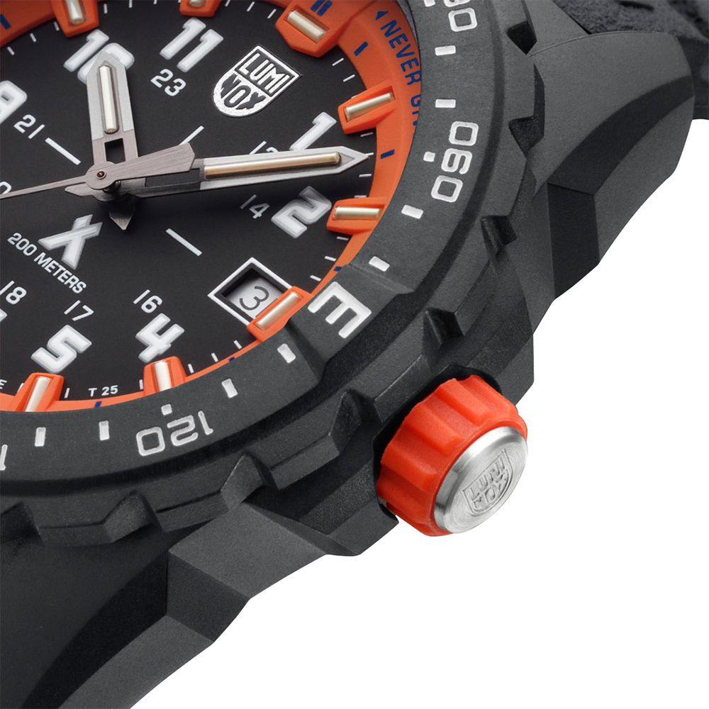 LUMINOX 雷明時  Bear Grylls Mountain貝爾山野腕錶  橘色 / (3739)