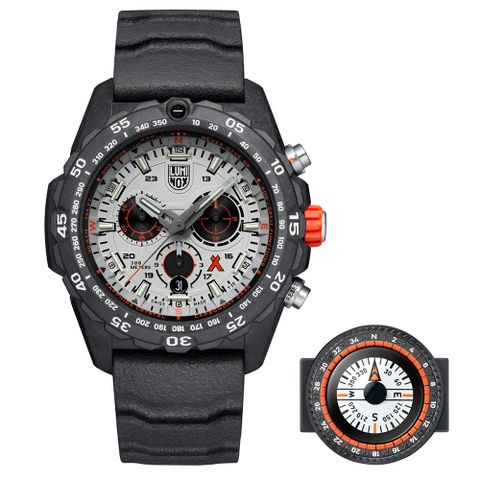 LUMINOX 雷明時 Bear Grylls Survival 貝爾荒野求生腕錶-金屬灰 (3748)