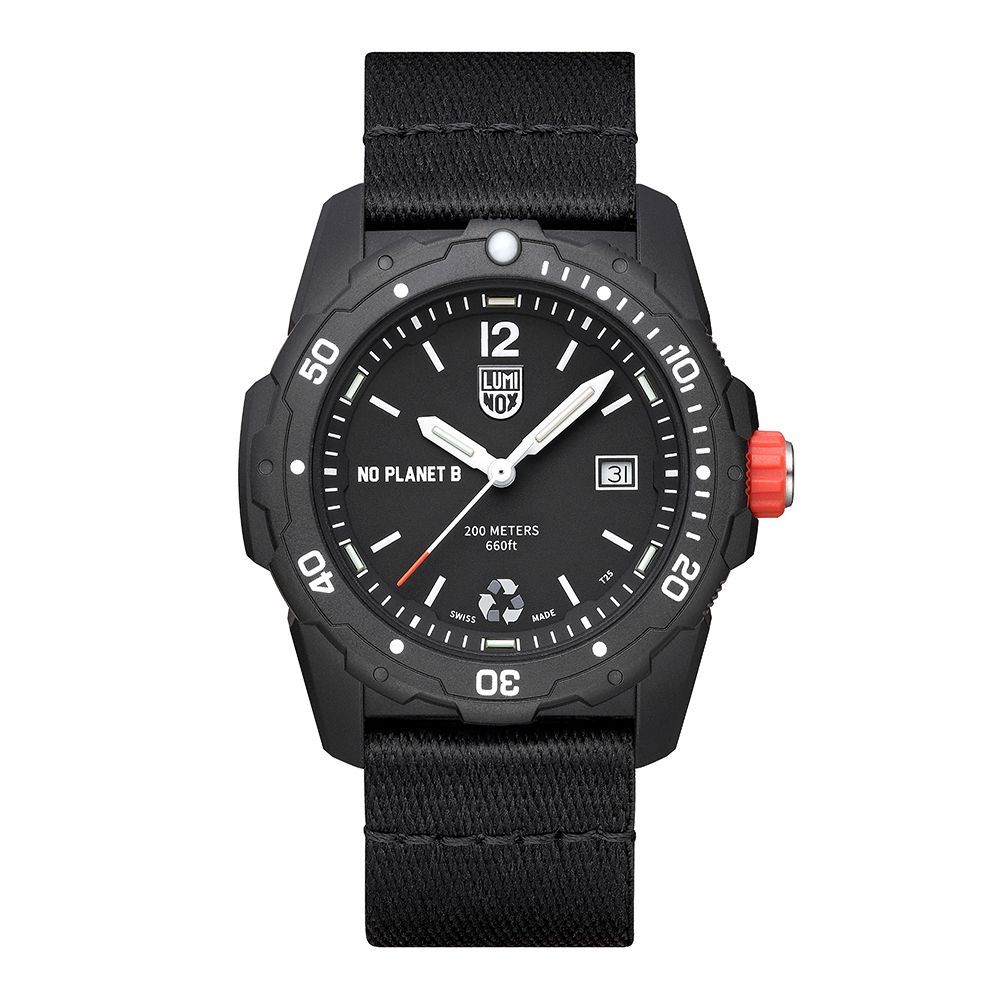 LUMINOX 雷明時 Bear Grylls NO PLANET B貝爾荒野求生腕錶(3722ECO)