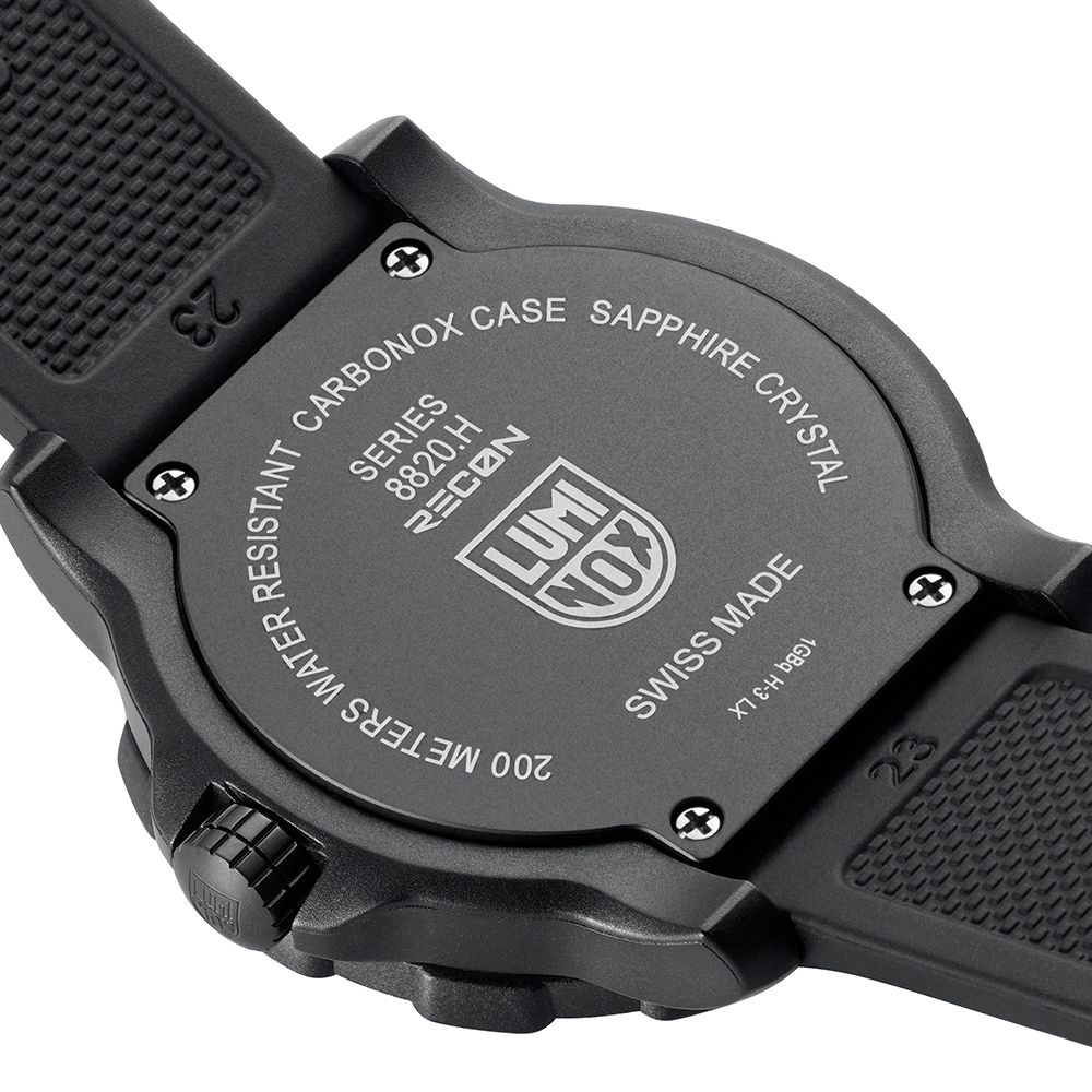 231GBq H-3 LXRESISTA200 METERS WATER8820.HSERIESCARBO CASE SAPPHIRERECONLUMINOXSWISS MADECRYSTAL23