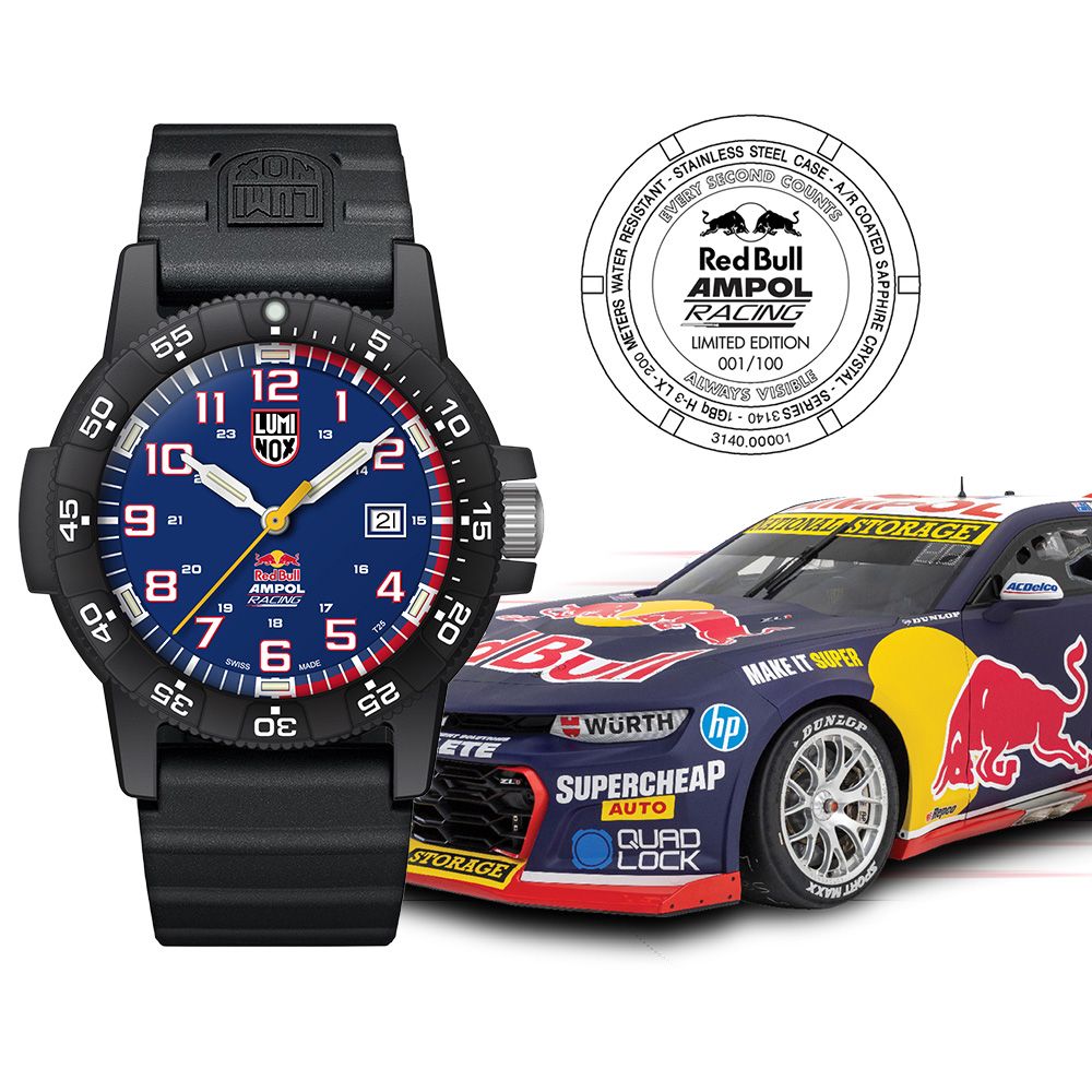 LUMINOX 雷明時 RedBull Ampol Racing紅牛車隊限量紀念錶(0321ARB)