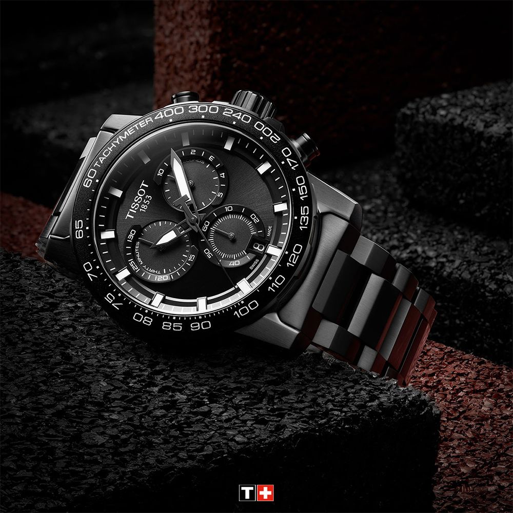 TISSOT 天梭   官方授權 SUPERSPORT CHRONO 三眼計時手錶/45.5mm/T1256173305100