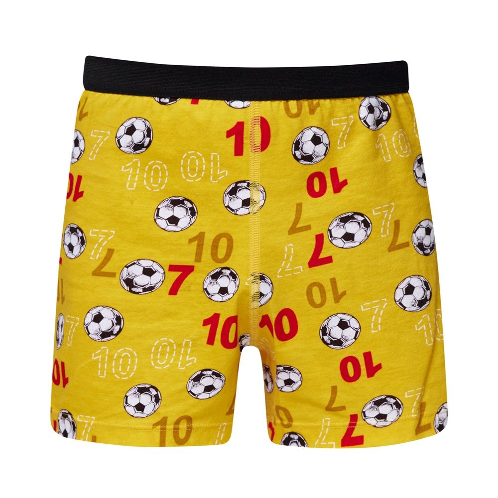 Mr. DADADO 【Mr.DADADO】王牌SOCCER 110-130男童內褲(黃) 品牌推薦-舒適寬鬆-GCQ325YE