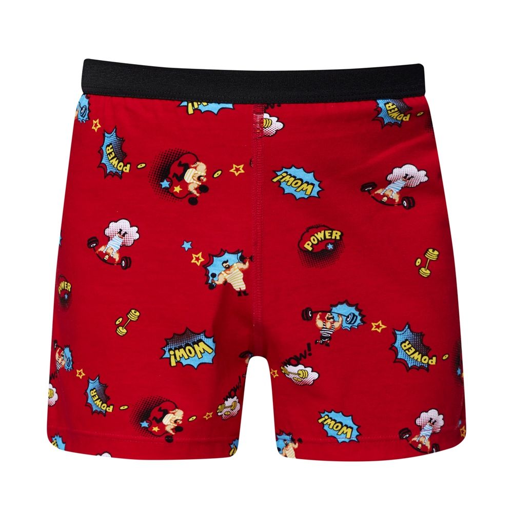 Mr. DADADO 【Mr.DADADO】鼎天立地 110-130男童內褲(紅) 品牌推薦-舒適寬鬆-GCQ326RS
