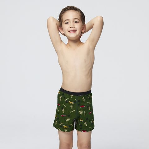 【Mr.DADADO】暢遊一夏 110-130男童內褲(綠) 品牌推薦-舒適寬鬆-GCQ331GR