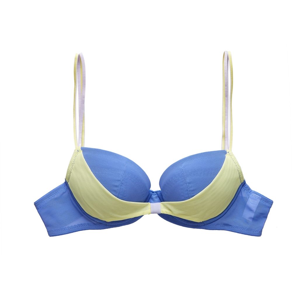 Wacoal 華歌爾 【une nana cool】日本內衣-Ribbon Bra B-F罩杯內衣(藍)-UB2209BS