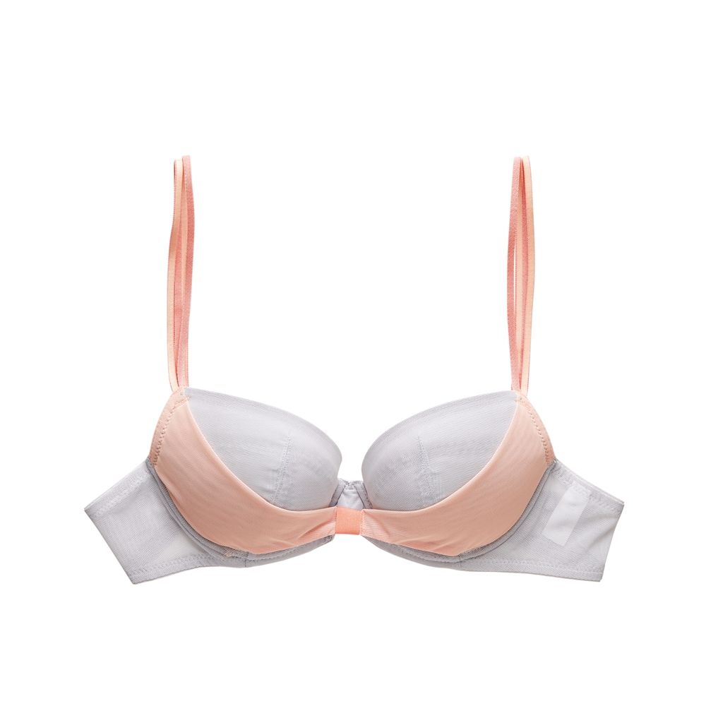 Wacoal 華歌爾 【une nana cool】日本內衣-Ribbon Bra B-F罩杯內衣(灰)-UB2209LG