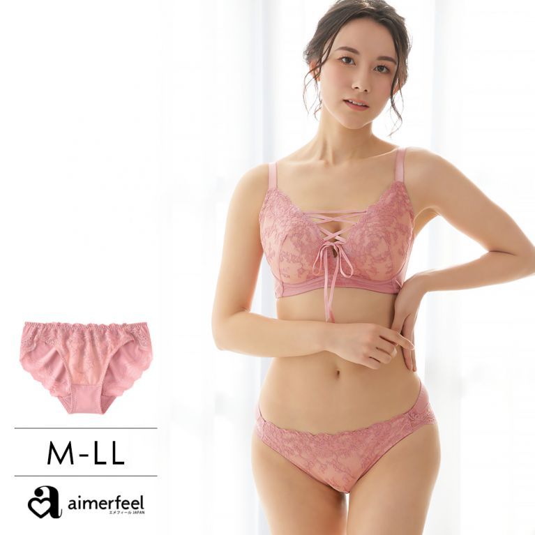  aimerfeel-[單品內衣]窈窕洋娃娃三角內褲-粉紅色-1600621-PI