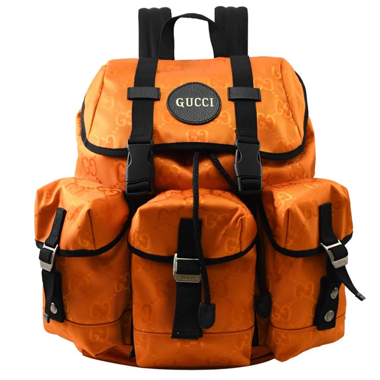 Gucci off best sale the grid backpack