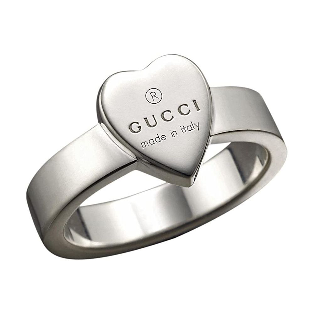 GUCCI 古馳  心型系列 愛心造型 純銀戒指 925純銀 
