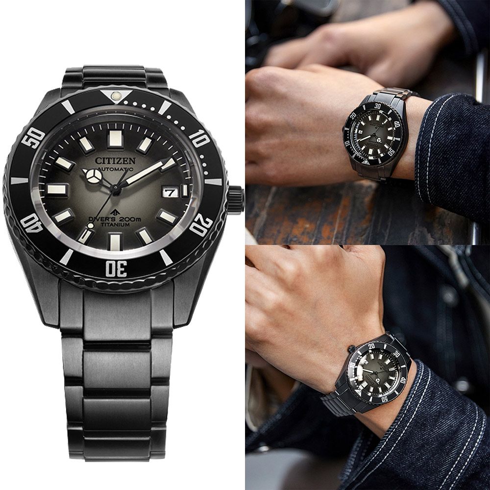 CITIZEN 星辰   Promaster 超級鈦 200米防水潛水機械腕錶/41mm NB6025-59H