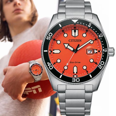 CITIZEN 星辰 GENT’S 大膽玩色潮流男錶(AW1760-81X)/43mm