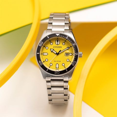 星辰 GENT’S 大膽玩色潮流男錶(AW1760-81Z)/43mm