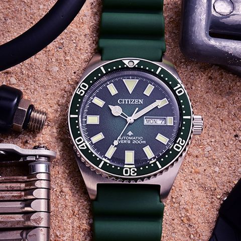 CITIZEN星辰 PROMASTER系列 征服潛水機械腕錶 41mm / NY0121-09X