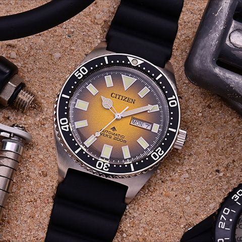 CITIZEN星辰 PROMASTER系列 征服潛水機械腕錶 41mm / NY0120-01X