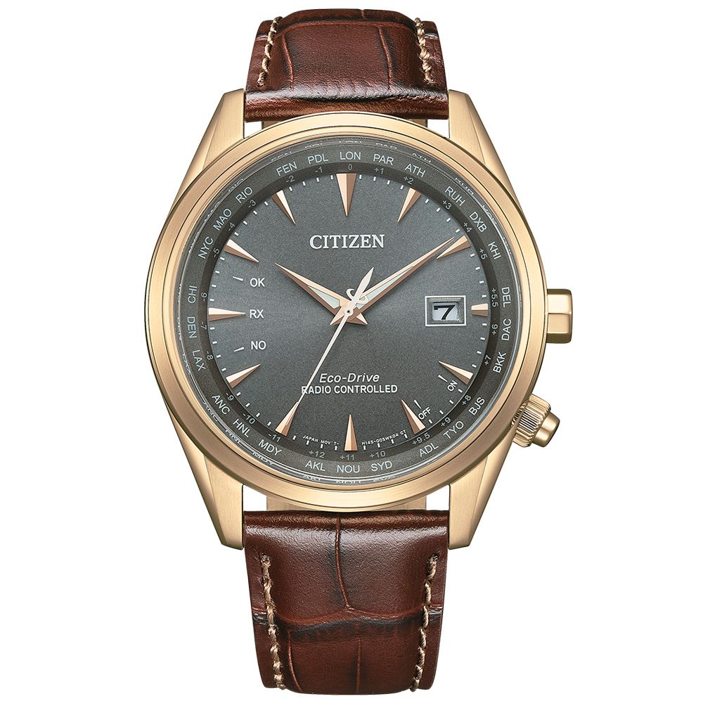 CITIZEN 星辰 GENTS 光動能 經典時尚電波腕錶 禮物 推薦 CB0273-11H