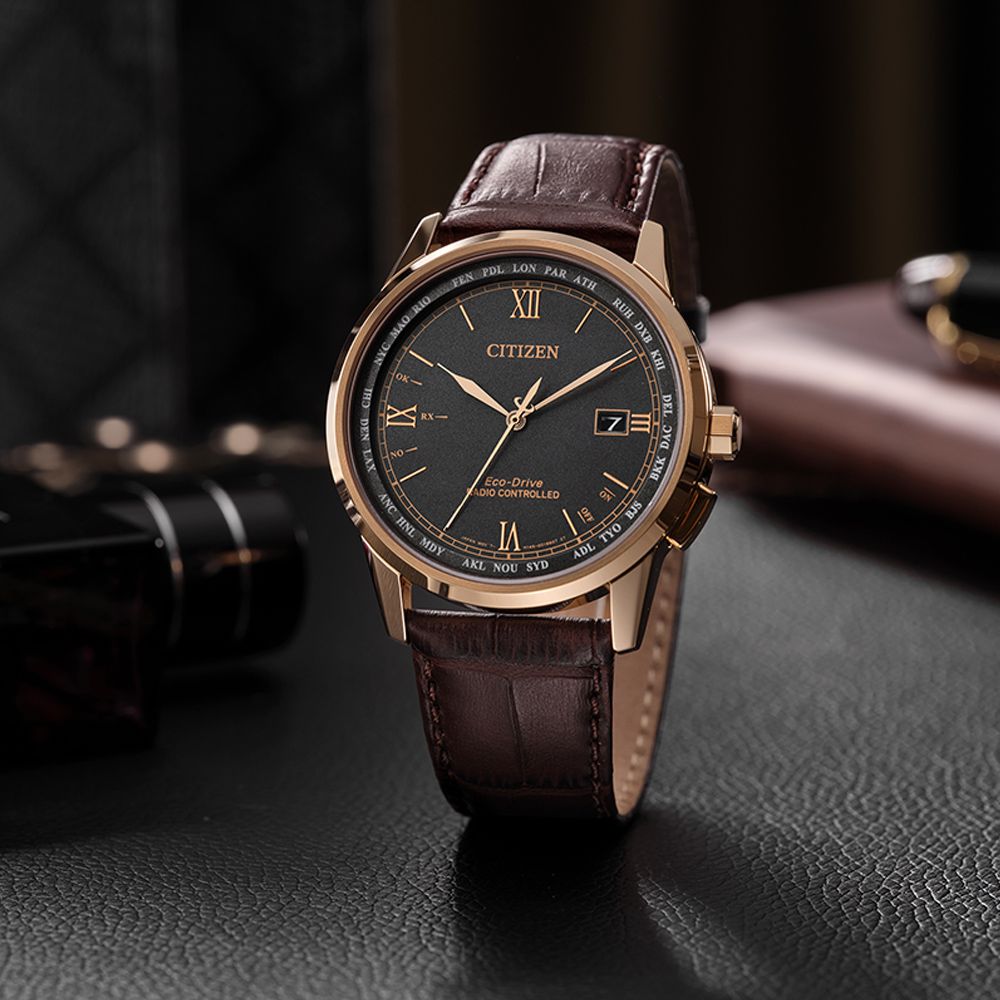 CITIZEN 星辰 GENTS 光動能 簡約電波腕錶 畢業禮物 送禮 推薦 CB0158-10H