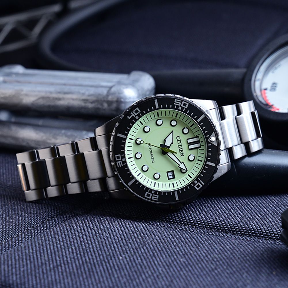 CITIZEN 星辰 Mechanical 夜光型者 經典機械腕錶 禮物 送禮 推薦 NJ0177-84X