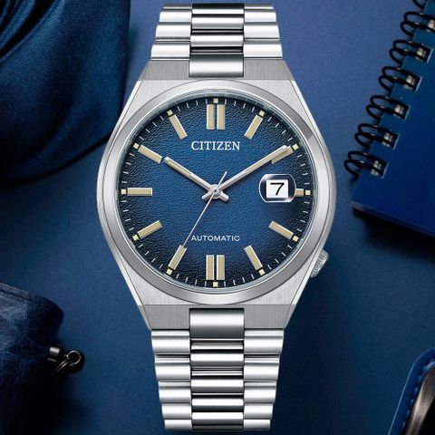 CITIZEN 星辰 Mechanical 青春撞色 簡約機械腕錶 禮物推薦 送禮首選 NJ0151-88L