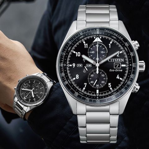 CITIZEN 星辰 Chronograph 亞洲限定 光動能計時腕錶 雙11 特惠 CA0770-81E