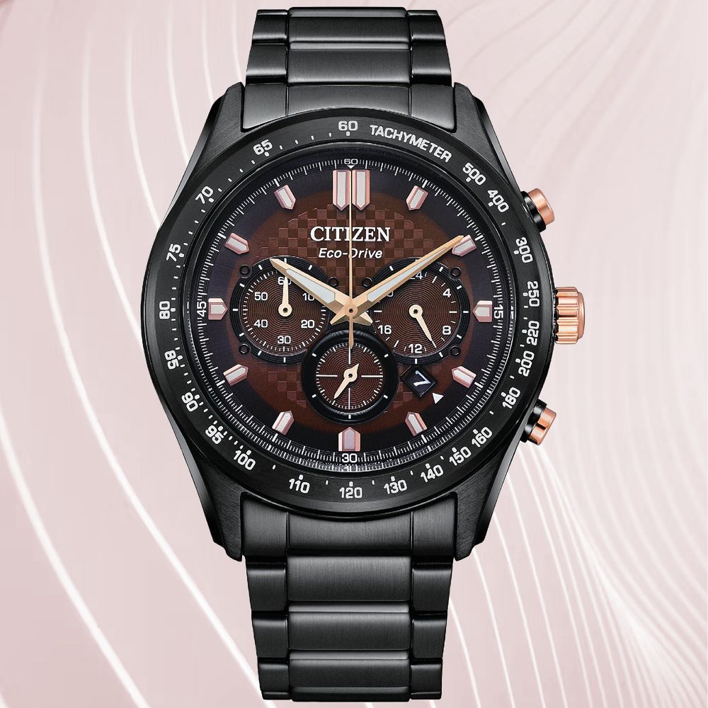 CITIZEN 星辰 Chronograph 光動能三眼計時腕錶 禮物推薦 送禮首選 CA4534-81X