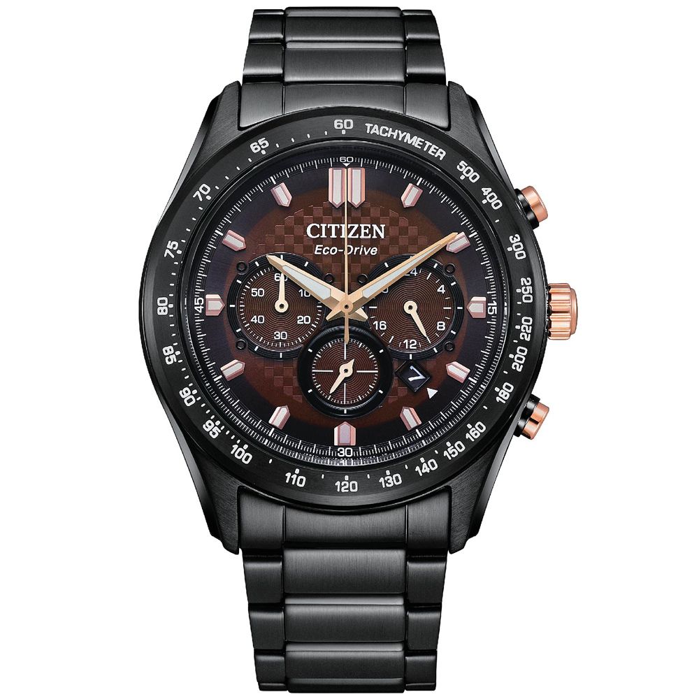 CITIZEN 星辰 Chronograph 光動能三眼計時腕錶 禮物推薦 送禮首選 CA4534-81X